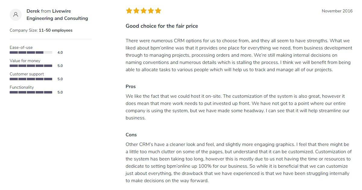 Review by Derek from Livewire | Lead Management Software Review | lead management software free