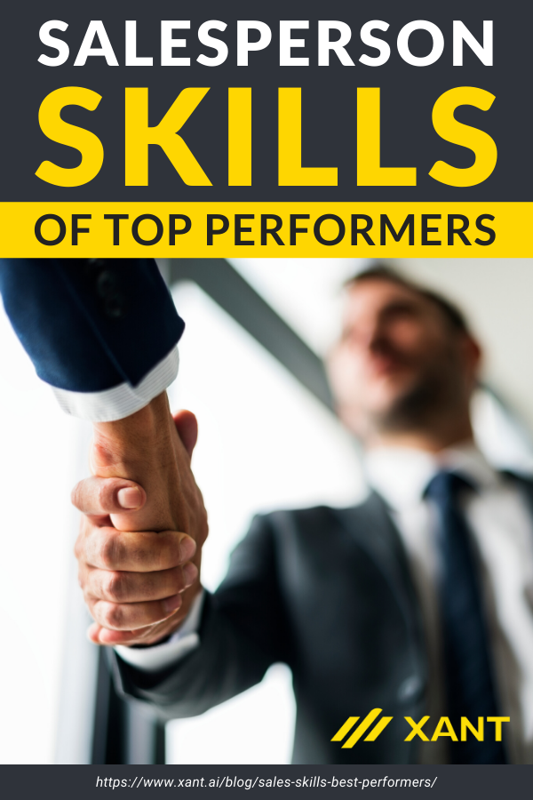 Salesperson Skills Of Top Performers [INFOGRAPHIC] | https://resources.insidesales.com/blog/sales-skills-best-performers/